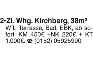 Wohnung mieten in 74592 Kirchberg, 2 Zi. Whg.