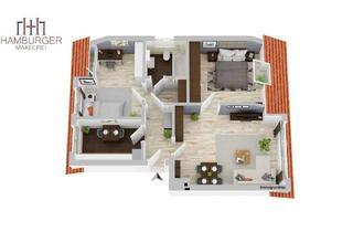 Wohnung kaufen in 22147 Rahlstedt, Energetischesanierungen abgeschlossen - Gepflegte Wohnung in gesuchter Lage. VERMIETET