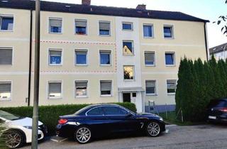 Wohnung kaufen in Aussiger Str., 85221 Dachau, Gut vermietete 3 ZKB in Dachau - in sanierter Wohnanlage (2011), neue Hybrid-Heizung 1. OG
