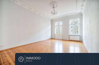 Wohnung kaufen in Prenzlauer Berg, 10437 Prenzlauer Berg, ⭐️ Wohnen nahe Helmholtzplatz - Helle & sanierte 4-Zimmer Stuck-Altbau Wohnung mit Sonnen-Balkon