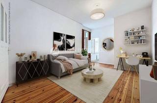 Wohnung kaufen in Kopernikusstraße 14, 10245 Friedrichshain, Charmante Studio-Wohnung mit Altbau-Deckenhöhe und Holzparkettboden. Einbauküche vorhanden!
