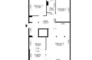 Wohnung mieten in Marienfelder Allee 218, 12279 Marienfelde, Moderner Wohnungsschnitt und ruhige Stadtrandlage