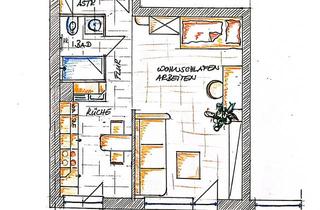 Wohnung mieten in 50827 Ossendorf, smarte helle 1-Zimmer-Wohnung mit Balkon und EBK in Köln Ossendorf