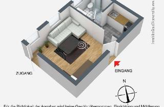 Wohnung mieten in 71093 Weil im Schönbuch, 1 Zimmer-Appartment ca. 23 m² mit EBK und Stellplatz