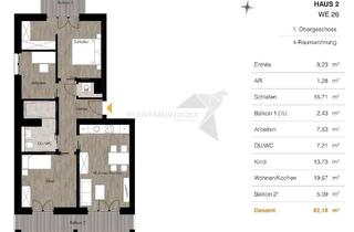 Wohnung mieten in Unritzstraße 38a, 09117 Rabenstein, Barrierefreie 4-Zimmer-Wohnung mit Einbauküche, Stellplatz und 2 Balkonen