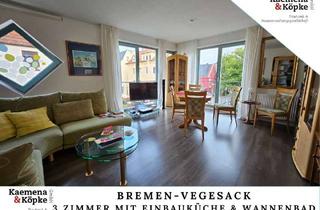 Wohnung mieten in 28757 Vegesack, SOFORT FREI: Lichtdurchflutete 3 Zi. mit EBK und Vollbad