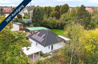 Haus kaufen in 14793 Ziesar, Neuwertiger Winkelbungalow - Energieeffizienzklasse A+ mit Wärmepumpe, PV-Anlage und Energiespeicher