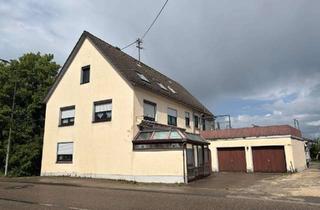 Mehrfamilienhaus kaufen in 73466 Lauchheim, Vermietetes Mehrfamilienhaus mit 3 Wohnungen und 2 Garagen in Lauchheim