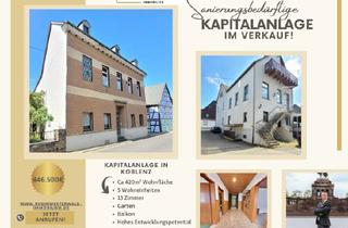 Mehrfamilienhaus kaufen in 56077 Arzheim, Kapitalanlage in Koblenz – Mehrfamilienhaus mit Neuplanung und Förderpotenzial