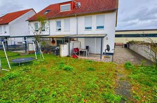 Haus kaufen in 64572 Büttelborn, Wohnen mit Komfort – Reiheneckhaus mit Wärmepumpe, Terrasse & Garten!