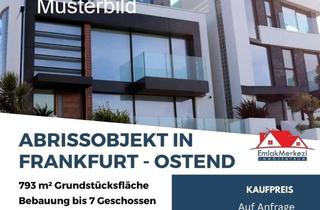 Grundstück zu kaufen in 60314 Ostend, Abrissobjekt im gefragten Frankfurter Ostend