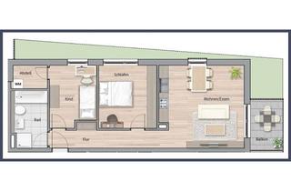 Wohnung kaufen in 70771 Leinfelden-Echterdingen, NEUBAU 3 Zimmer EG-Wohnung - Zentrales Wohnen - KfW 40 QNG gefördert!