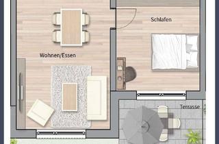 Wohnung kaufen in 70771 Leinfelden-Echterdingen, NEUBAU 2 Zimmer EG-Wohnung - Zentrales Wohnen - KfW 40 QNG gefördert!