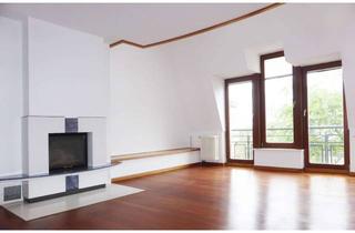 Wohnung mieten in Scheunenhofstr., 01097 Äußere Neustadt, Wer das Besondere sucht: DG-Maisonettewohnung mit Kamin, Balkon und Einbauküche in der Neustadt