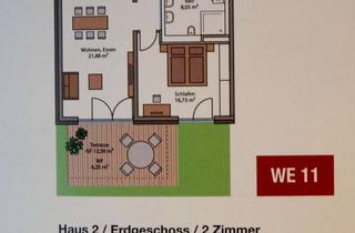 Wohnung mieten in Klauckestraße 4a, 86153 Innenstadt, Attraktive 2-Zimmer Wohnung mit Terrasse im EG in der Augsburger Innenstadt