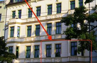 Wohnung mieten in Halberstädter Straße 164, 39112 Sudenburg, SELTEN SCHÖNE LUXUS 3-Zi 83m2 GRÜNDERZEIT-WHG 1.OG LIFT PARKETT 5x1,5m BALKON ZENTRAL