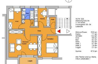 Wohnung mieten in Immengarten 62, 32312 Lübbecke, 3-Zimmerwohnung am Rande der Stadt....
