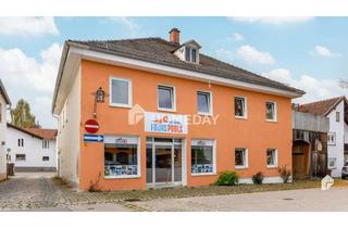 Haus kaufen in 94419 Reisbach, Ideal für Investoren! Gepflegtes MFH mit 3 Wohnungen und 2 Gewerbeflächen