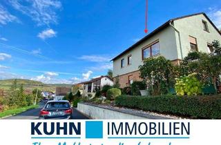 Haus kaufen in 97753 Karlstadt, Zweifamilienhaus in ruhiger Lage mit großer Terrasse, Garage und herrlichem Fernblick