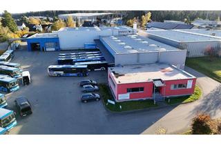 Büro zu mieten in Am Fohrenwald, 78087 Mönchweiler, Beheizte Gewerbehalle mit Hochregallager & Büro – 1.900 m² in Mönchweiler, LKW-Rampen, teilbar