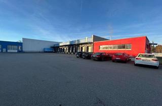 Büro zu mieten in Am Fohrenwald, 78087 Mönchweiler, Beheizte Gewerbehalle mit Hochregallager & Büro – 1.900 m² in Mönchweiler, LKW-Rampen, teilbar