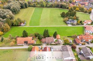 Grundstück zu kaufen in 82399 Raisting, Idyllisch gelegenes Baugrundstück in Raisting mit Vorbescheid für ein Doppelhaus & 2 Doppelgaragen