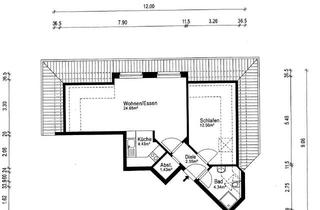 Wohnung kaufen in 45357 Gerschede, Charmante Dachgeschosswohnung mit Gartenmitbenutzung und Tiefgarage in Essen-Dellwig