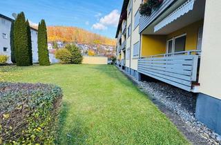 Wohnung kaufen in Wiesentalstr. 19, 89601 Schelklingen, Modern sanierte 4,5-Zimmer-Erdgeschosswohnung mit großem Balkon, Keller und Garage