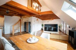 Wohnung kaufen in 88441 Mittelbiberach, Auch Sie suchen das Besondere? Maisonette mit Sichtgebälk, "Haus-im-Haus-Stil"!