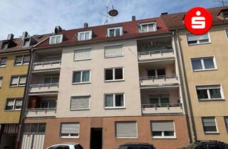 Wohnung kaufen in 90489 Wöhrd, Vermietete 3-Zimmer-Wohnung mit Balkon und Loggia in Nürnberg Wöhrd