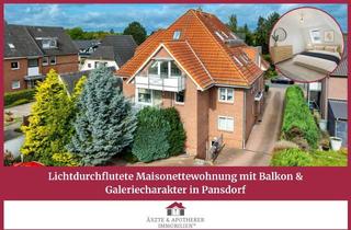 Wohnung kaufen in 23689 Pansdorf, Lichtdurchflutete Maisonettewohnung mit Balkon & Galeriecharakter in Pansdorf