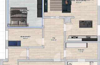 Wohnung mieten in Reutenbergstraße, 87784 Westerheim, 4-Zimmer Wohnung mit Balkon in Westerheim