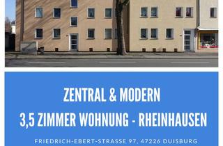 Wohnung mieten in Friedrich-Ebert-Straße 97, 47226 Hochemmerich, Frisch modernisiert! 3,5 Zimmer mit Balkon
