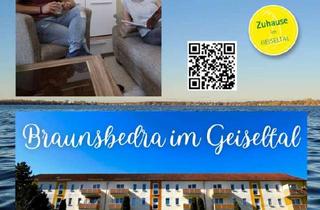 Wohnung mieten in Merseburger Straße 36, 06242 Braunsbedra, 2-Raumwohnung im Erdgeschoss mit bodengleicher Dusche