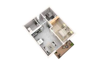 Wohnung mieten in 52385 Nideggen, Nideggen 1OG 2,5 Zimmer mit Balkon ab sofort