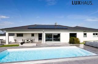 Haus kaufen in 90475 Brunn, Stilvoll wohnen auf einer Ebene – LUXHAUS-Bungalow mit großzügigem Gartenparadies in Brunn