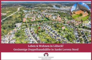 Doppelhaushälfte kaufen in 23554 St. Lorenz Nord, Leben & Wohnen in Lübeck! Geräumige Doppelhaushälfte in Sankt Lorenz Nord.
