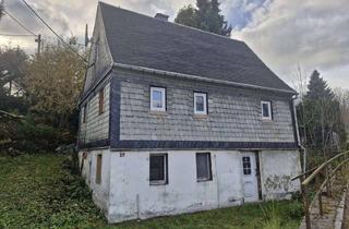Einfamilienhaus kaufen in 09488 Thermalbad Wiesenbad, Kleines Einfamilienhaus zur individuellen Sanierung in Wiesa!