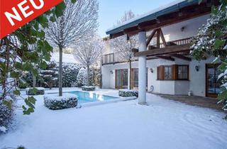 Einfamilienhaus kaufen in 85598 Baldham, BALDHAM: REPRÄSENTATIVES EINFAMILIENHAUS MIT POOL!