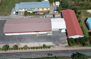 Gewerbeimmobilie kaufen in Schwedter Allee 22b, 16303 Schwedt, Lagerhalle, Verkaufslager, Produktionshalle, beheizt