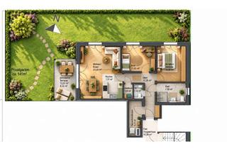 Wohnung kaufen in Peiner Straße 6a, 38527 Meine, Barrierefreie 3-Zimmer-EG-Wohnung, 91 m², 141 m² Privatgarten, überdachte Westterrasse