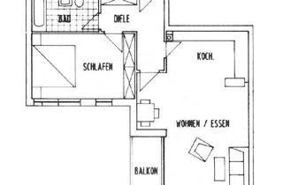 Wohnung mieten in Fichtenstraße, 86609 Donauwörth, Moderne 2‑Zimmer Wohnung mit Balkon in Donauwörth