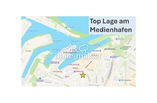 Wohnung kaufen in 40219 Düsseldorf, Wohnen in Bestlage am Medien Hafen mit Balkon