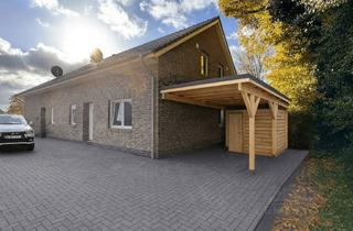 Doppelhaushälfte kaufen in 26639 Wiesmoor, Schlüsselfertige & moderne KFW55-Doppelhaushälfte mit Carport zentral in Wiesmoor!