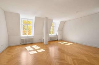 Wohnung kaufen in 80638 Neuhausen-Nymphenburg, Bezaubernde, familiengerechte 4-Zimmer-Wohnung in Altbau-Villa mit Traumblick auf den Schlosskanal