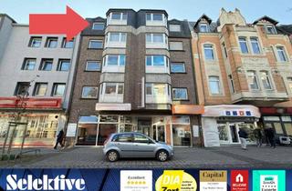 Wohnung kaufen in 47441 Moers, Eigentumswohnung in der Fußgängerzone von Moers – 3 Zimmer, Aufzug & Balkon