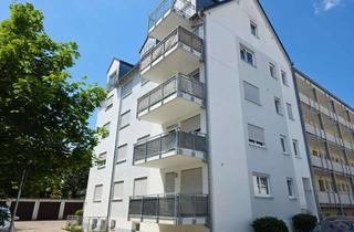 Wohnung kaufen in Oettinger Straße, 86154 Oberhausen, Moderne 1-ZKB-Wohnung mit Balkon, Einbauküche, Stellplatz & solider Vermietung – Baujahr 2015