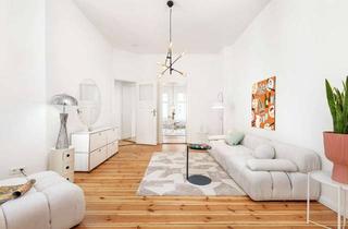 Wohnung kaufen in Gaudystraße 26, 10437 Prenzlauer Berg, Gaudystraße, direkt am Mauerpark: Frisch renovierte 3 Zimmer-Altbauwohnung, Loggia, neues Bad, Fernw