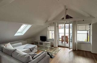 Wohnung mieten in 60487 Bockenheim, Stilvolle, vollmöblierte, 2-Zimmer-Maisonette-Wohnung mit Balkon in Frankfurt