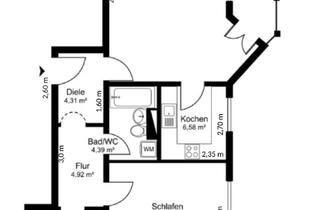 Wohnung mieten in Gewerbestraße 82, 79194 Gundelfingen, Helle 3-Zimmer Wohnung in Gundelfingen